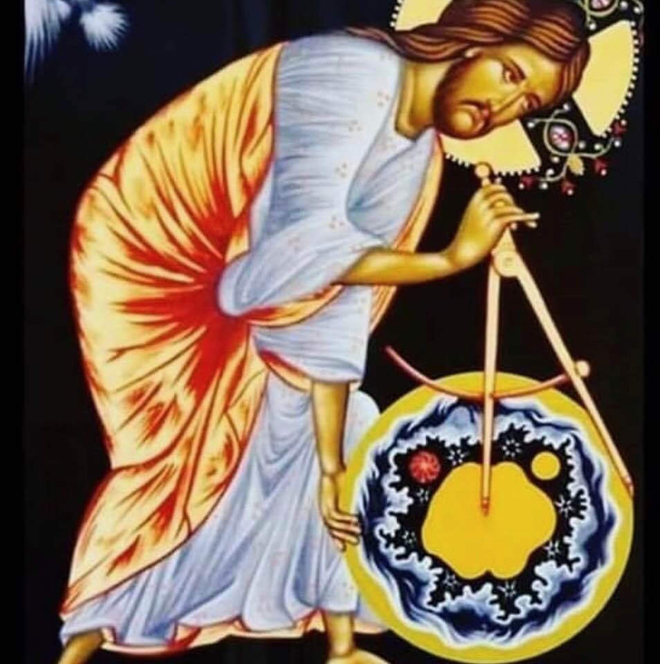 Le Christ Géomètre — symbole de la sagesse créatrice